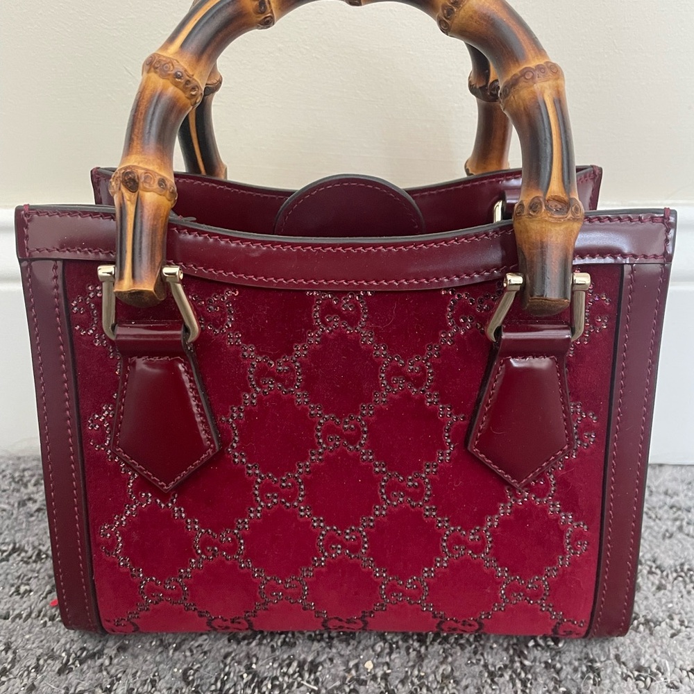 Gucci Diana crystals small tote bag - Picture 4 of 9